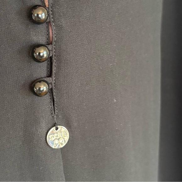 TWIN-SET Scee Elegant Black Dress with Embroidery - Picture 8 of 16